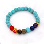 7 Chakra Essential Oil Diffuser Bracelet