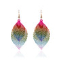 Double color Leaf Earrings