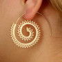 Big Swirl Hoop Earrings