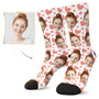 Custom Heart Face Socks - Put Your Loved One's Face On Socks
