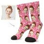 Custom Heart Face Socks - Put Your Loved One's Face On Socks