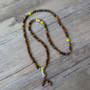 Tiger Eye Tibetan Buddha Mala Beads (108)