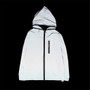 Men Women Long Sleeved Reflective Windbreaker Jackets Hooded Hip-hop Streetwear Night Shiny Zipper Coats