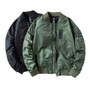 Men Spring&Autumn Military Flight Pilot Jacket Casual Baseball Uniform Sports Outerwear