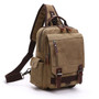 Retro Messenger Bag Canvas Shoulder Backpack Travel Rucksack Sling Bag