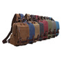 Retro Messenger Bag Canvas Shoulder Backpack Travel Rucksack Sling Bag