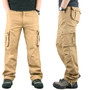 Men's 6 Pockets Military Tactical Cargo Pants Outwear Casual Long Trousers