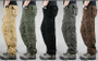 Men's 8 Pockets Military Tactical Cargo Pants Outwear Casual Long Trousers