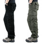 Men's 8 Pockets Military Tactical Cargo Pants Outwear Casual Long Trousers
