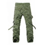 Men Military Tactical Multi-pocket  Trousers Washed Overalls Cotton Cargo Pants