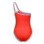 Women One Piece One Shoulder Swimsuit Sport Splice Swimwear