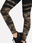 Women's Fashion Casual Skinny Camouflage Pants Yoga Leggings