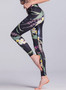 Women's Fashion Floral Printed Skinny Fit Active Leggings
