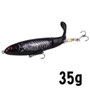 GOBYGO 1PCS Whopper Popper 10cm/14cm Fishing Lure Artificial Bait Hard Plopper Soft Rotating Tail Fishing Tackle Geer Pesca