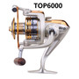 5.1:1 8 Ball Bearings Metal Spinning Fishing Reels Ultra-thin Foldable Hand exchangable