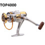 5.1:1 8 Ball Bearings Metal Spinning Fishing Reels Ultra-thin Foldable Hand exchangable