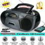 Memorex Portable Boombox with CD / Cassette Recorder MP3 AM/FM Radio