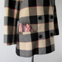 Vintage 90s Valentino Miss V Tartan Plaid Blazer / Jacket 38 M