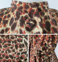 Vintage 50s Leopard Print Full Skirt Party Dress S