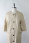 Vintage 60's Tan Leather MOD Jacket Coat M