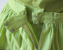 Vintage 50's Chartreuse Squaw Patio Skirt & Top Set M