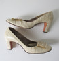 Vintage 60's Alligator Heels Shoes 7.5 AA