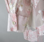 Vintage Sheer Paris Pink 90's Floral Blouse Overshirt Top Shirt One Size