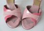 • Vintage 50's 60's Two Tone Pearl Pink Springolator Heels Shoes 7.5 W / 8