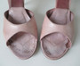 Vintage 50's Pink Textured Springolator Heels Shoes 8 / 8.5 M