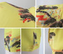 Vintage 50's Silk Hawaiian Blouse Top S M