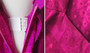 • Vintage 60's 70's Bold Purple Pink Watteau Maxi Dress & Matching Wrap XS