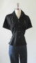 Vintage 50's Style Black Rockmount Ranchwear Short Sleeve Western Shirt Top M