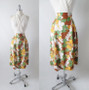 Vintage 40's Cold Rayon Hawaiian Skirt M