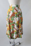 Vintage 40's Cold Rayon Hawaiian Skirt M