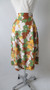Vintage 40's Cold Rayon Hawaiian Skirt M