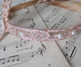 Great Gatsby 1920's Flapper Rose Gold & Rhinestone Headband New