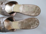 Vintage 60's 50's Pearl Copper Burnished Gold Springolator Heels Shoes & Original Box 8 M
