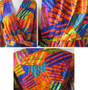 Vintage 70's Patchwork Wrap Top Blouse M / L