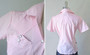 Pink Gingham Original 50's Style Rockmount Ranchwear Western Shirt Top Blouse L