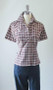 Vintage 50's Black Red Plaid Rockmount Ranchwear Western Top Shirt S