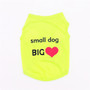 Cute Printed Summer Pets tshirt Puppy Dog Clothes Pet Cat Vest Cotton T Shirt Pug Apparel Costumes Dog Clothes for Small Dogs