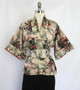 z Vintage 50's Hawaiian Kimono Top Jacket Blouse Jac Of Hawaii