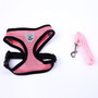 Breathable Mesh Small Dog Pet Harness and Leash Set