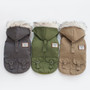 Dog Cat Coat Jacket Pet Puppy Hoodie Winter Warm Clothes Apparel 5 sizes 3 Colours Available
