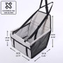 CAWAYI KENNEL Travel Dog Car Seat Cover Folding Hammock Pet Carriers