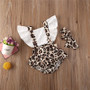 Newborn Baby Girls Leopard  Clothes