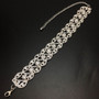 Rhinestone choker Crystal Womens Bridal Wedding necklace Collar