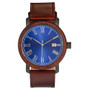 NEW! Handmade Men Wooden Watch with Genuine Leather Wrist Band