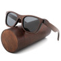 Handmade Sunglasses Men Polarized Zebra Vintage Bamboo Wood