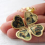 Vintage Clover Locket